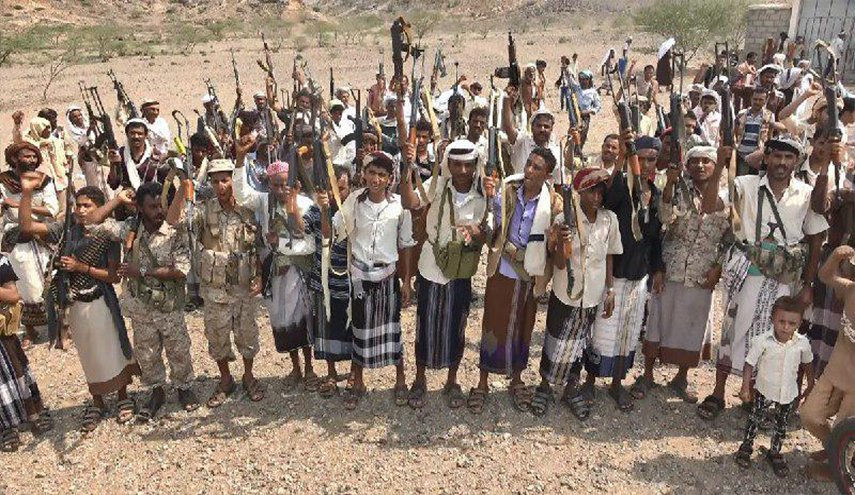 وقفة تضامنية في تعز لدعم المجاهدين ورفد الجبهات