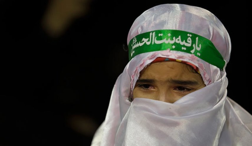 شاهد/ إحياء ذكرى استشهاد رقية بنت الحسين (ع) في كرج