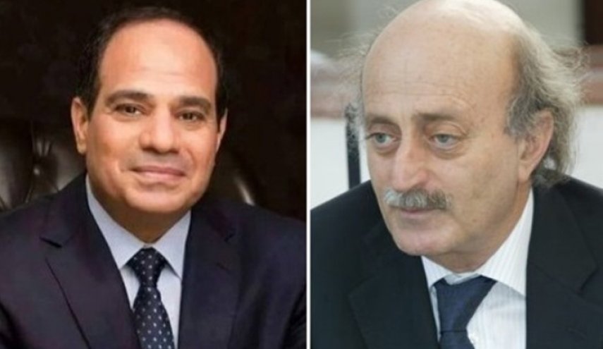 السيسي وجنبلاط وسوريا 