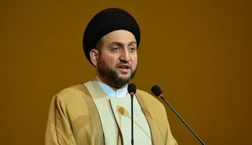 الحكيم يوكد دعمه لموقف المرجعية حول التظاهرات الاخيرة بالعراق