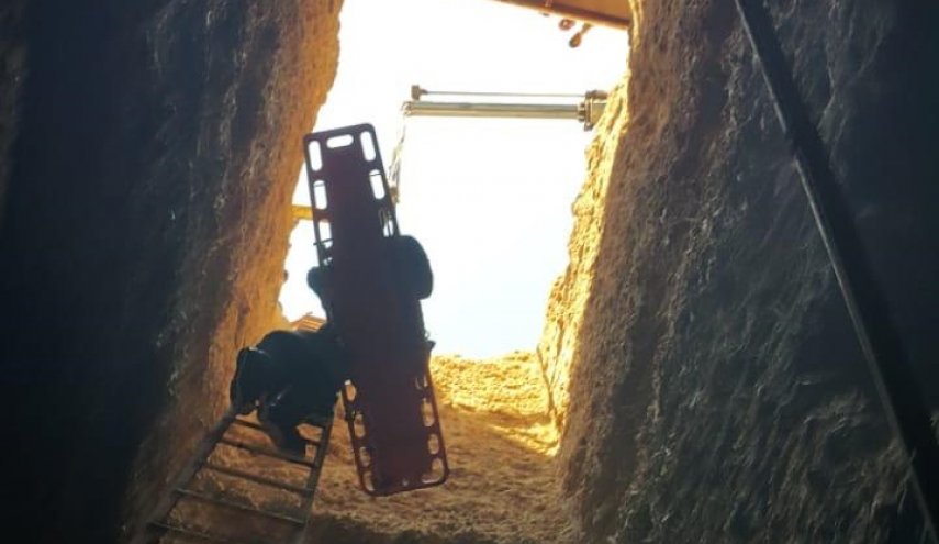 شاهد... كيف أنقذ الدفاع المدني العراقي رجلا سقط ببئر في صلاح الدين؟
