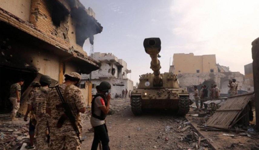 قوات الوفاق تدمر غرفة عمليات الجيش الليبي الرئيسية

