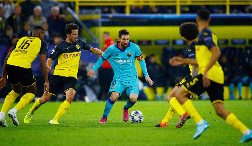 برشلونة يفلت بنقطة تعادل مثيرة أمام دورتموند