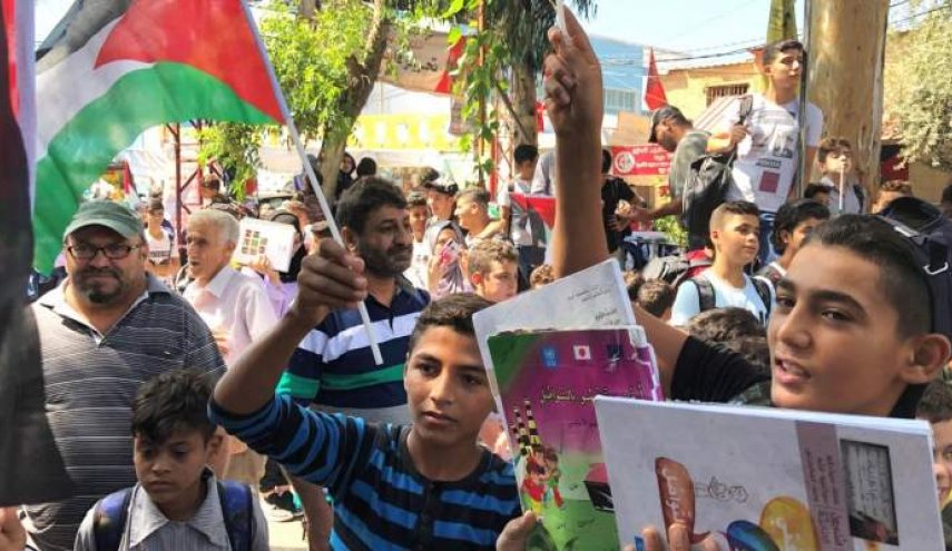 لبنان... اعتصام في عين الحلوة رفضا لاجراءات وزارتي العمل والتربية
