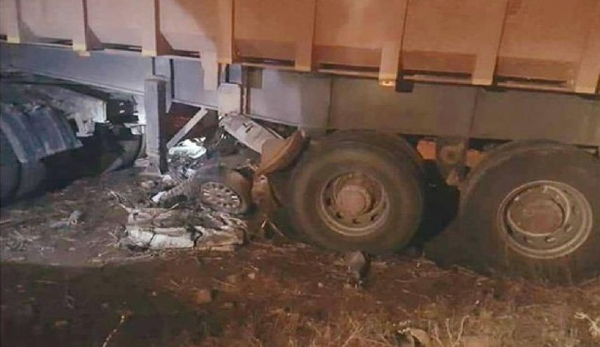 شاحنة كبيرة تدهس سيارة الزنداني وترديه قتيلا في جدة