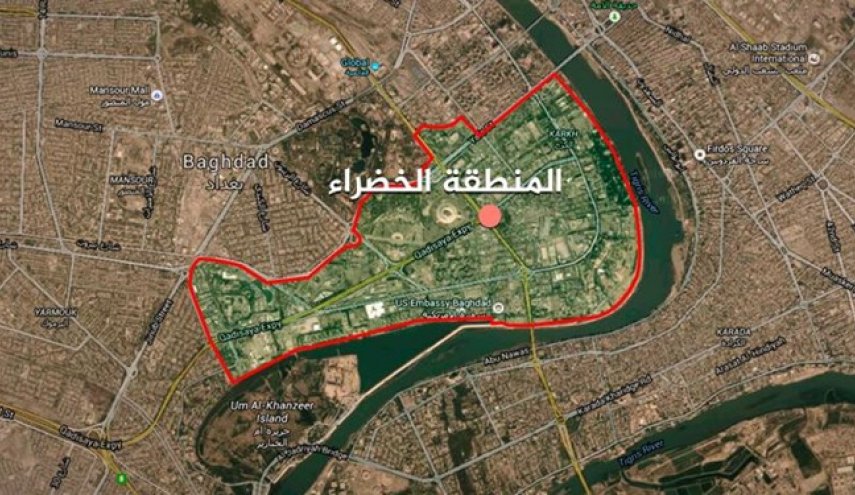سقوط قذيفتي هاون قرب السفارة الامريكية وسط بغداد
