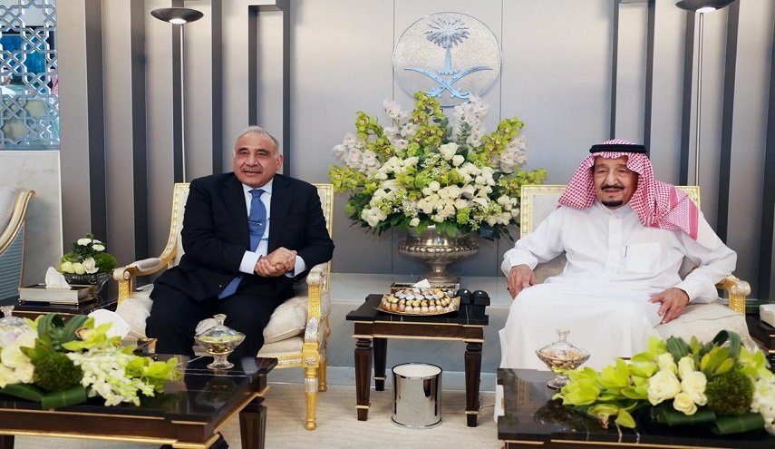 عادل عبد المهدي في جدة ويلتقي الملك سلمان