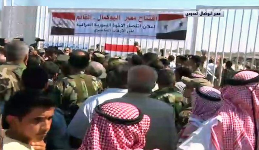 إفتتاح معبر البوكمال-القائم .. محور المقاومة جسد واحد