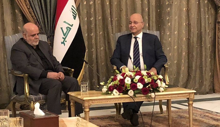 السفیر الإيراني في بغداد یلتقي بالرئيس العراقي