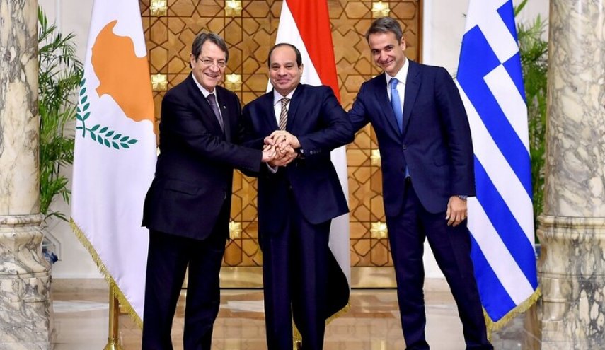 بيان مصري قبرصي يوناني ضد تركيا
