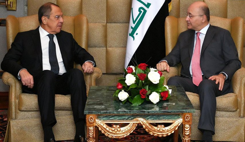 برهم صالح ولافروف يبحثان الوضع بشمال سوريا هاتفيا