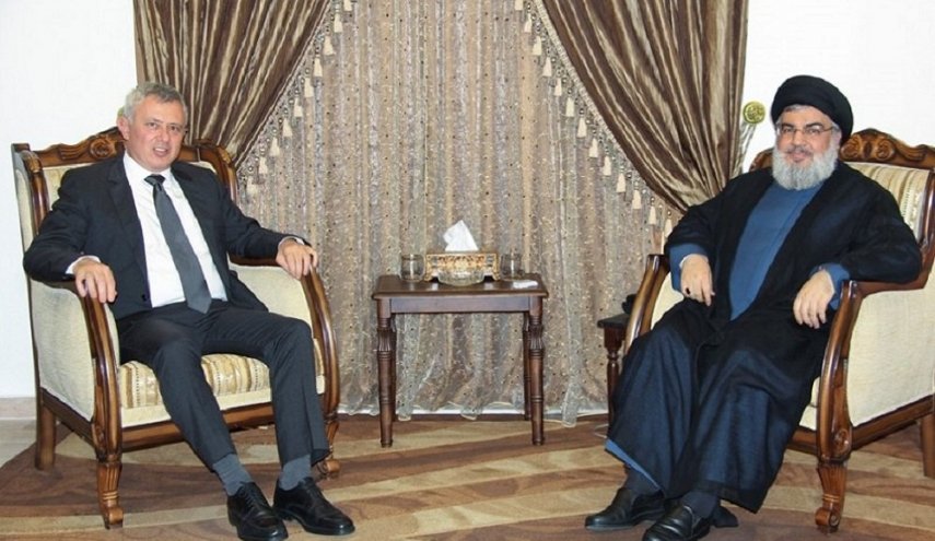 لقاء السيد حسن نصرالله مع سليمان فرنجية 