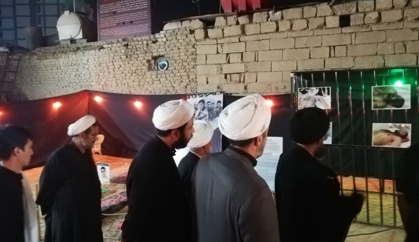 معرض شهداء البحرين في يومه السادس يستقبل وفودًا أجنبية