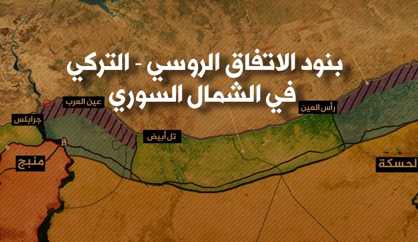 شاهد تفاصيل الإتفاق الروسي - التركي على الخريطة السورية