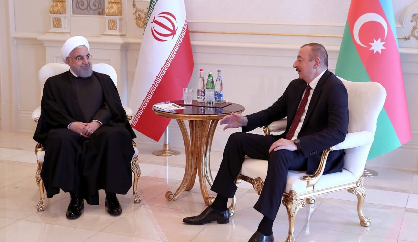 هذا ما دار بين الرئيس روحاني ونظيره الاذربيجاني بباكو 