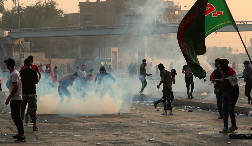انطلاق تظاهرة في قضاء الرفاعي في العراق