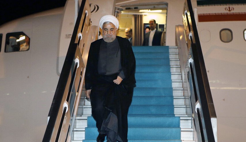 الرئيس روحاني يصل طهران في ختام قمة حركة عدم الانحياز