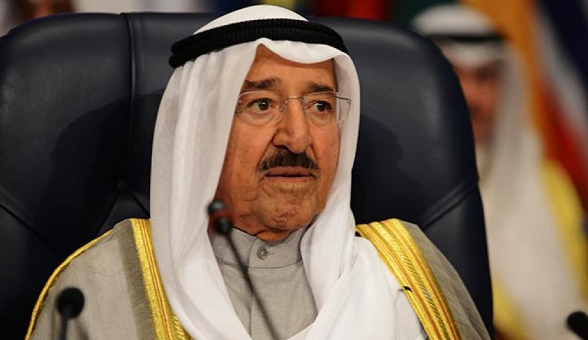 امير الكويت يبعث رسالة الى الرئيس الايراني 