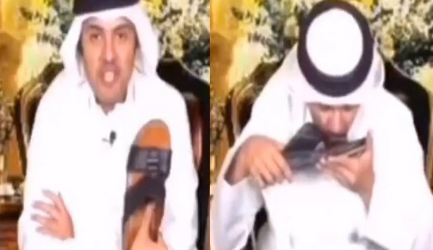 ناشط عماني يهاجم ابن زايد والسبب تقبيل الاحذية! 