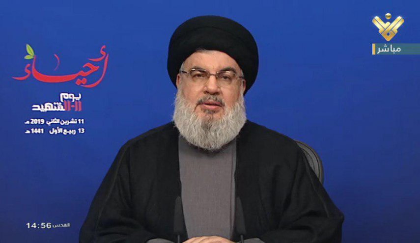السيد نصرالله يوجه رسالة للمراهنين على الحرب ضد ايران 
