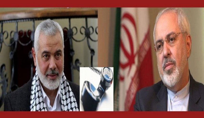 هذا ما دار بين ظريف وهنية خلال اتصال هاتفي جرى بينهما