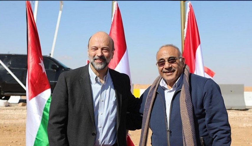 عبد المهدي والرزاز يؤكدان على مواصلة الجهود بشأن خط انبوب النفط الاستراتيجي