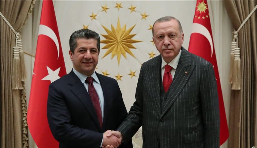 أردوغان يستقبل مسرور بارزاني في أنقرة

