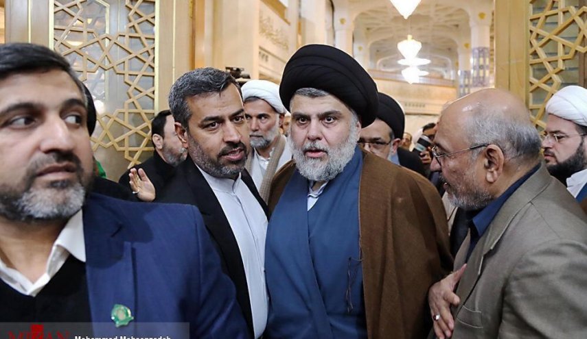شاهد... مقتدى الصدر في ايران
