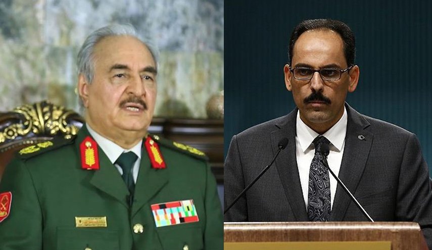 تركيا تهدد حفتر وتطالبه بوقف هجماته على طرابلس