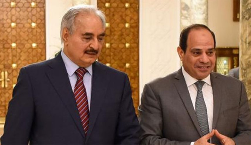 السيسي يواصل دعمه لحفتر في مواجهة حكومة الوفاق