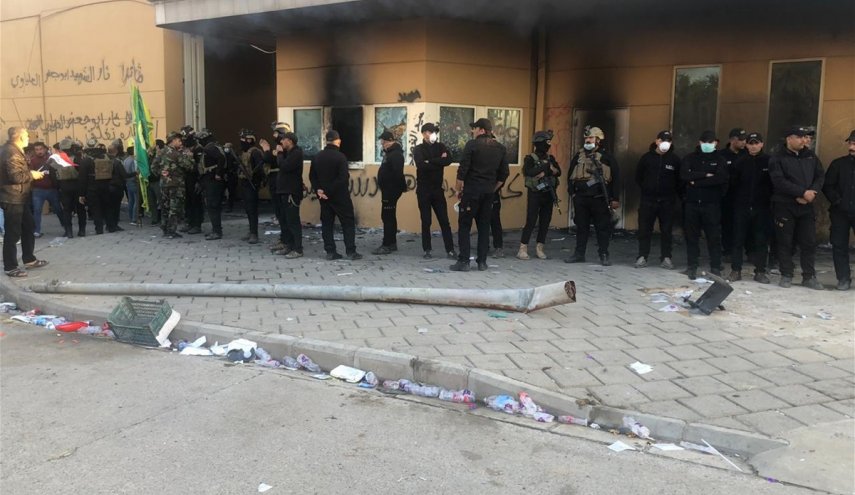 بالصور... نشر قوات عراقية خاصة قرب السفارة الاميركية
