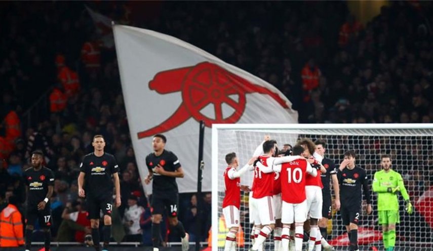 ارسنال يقهر مانشستر يونايتد 