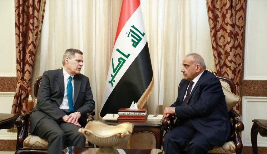 عبد المهدي يجتمع بالسفير الامريكي..وأبلغه موضوعا هاما 