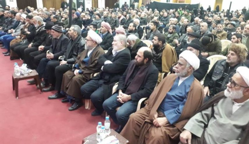 لبنان.. مجلس عزاء في الهرمل عن أرواح الشهيدين سليماني والمهندس