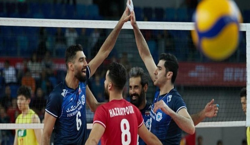 ایران تغلب الصين بالتصفيات الاولمبية لكرة الطائرة