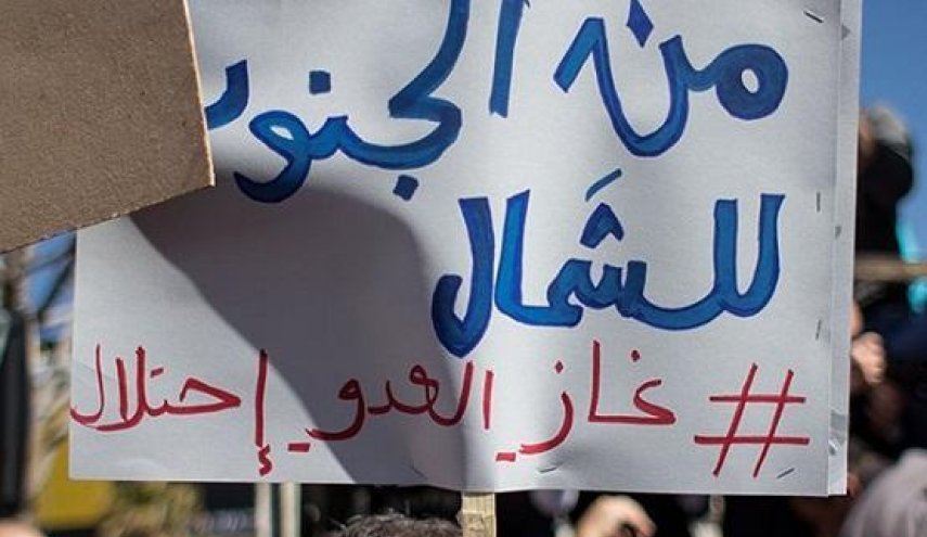 85% من غاز الكيان الإسرائيلي للتصدير إلى الأردن ومصر