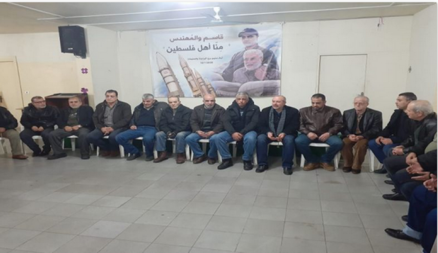 مجلس تعزية باستشهاد سليماني في مخيم برج البراجنة 