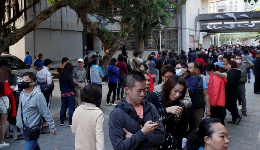 الناخبون فى تايوان يصوتون فى انتخابات تراقبها الصين
