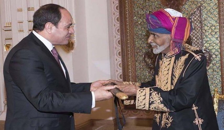 السيسى يعلن حالة الحداد 3 أيام لرحيل السلطان قابوس