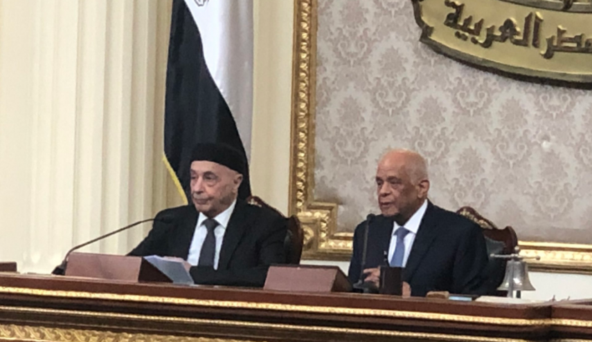 ليبيا ومصر... مناقشة الأزمة الليبية على مستوى رؤساء البرلمان في القاهرة