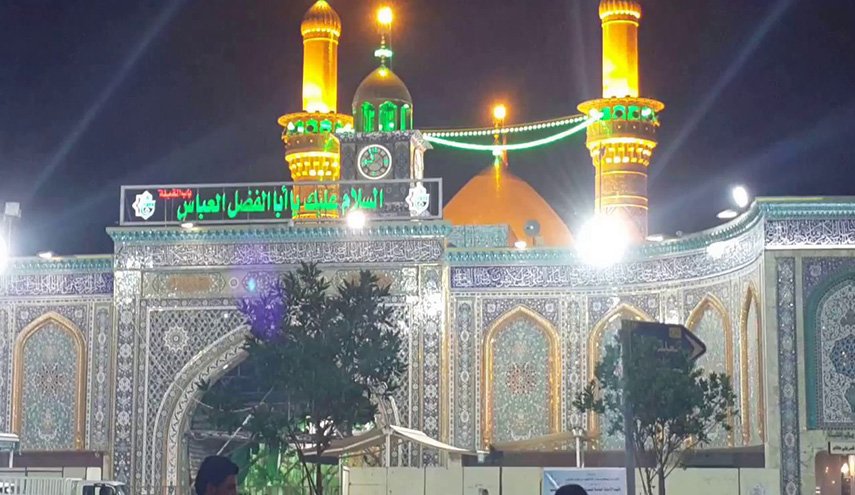 شاهد .. جمالية تذهيب ايوان حضرة العباس (ع)