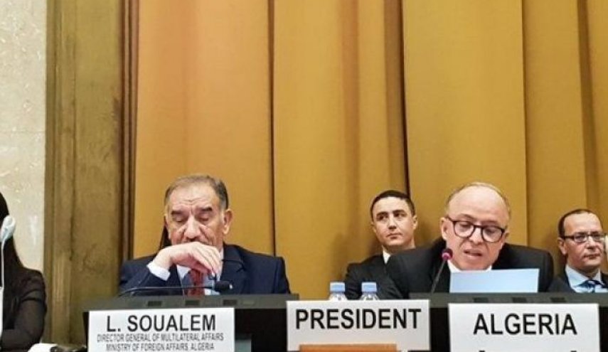 الجزائر تتولى رئاسة مؤتمر نزع السلاح بسويسرا 