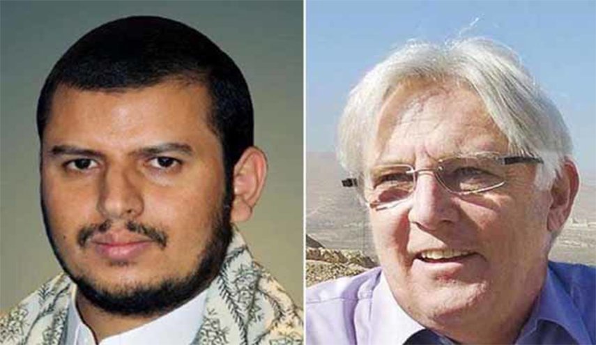 السيد الحوثي يلتقي بمارتن غريفيث لبحث الوضع اليمني