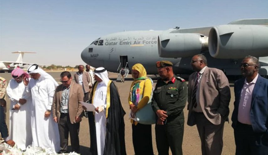 السودان يتسلم الشحنة الثالثة من المنحة الطبية القطرية
