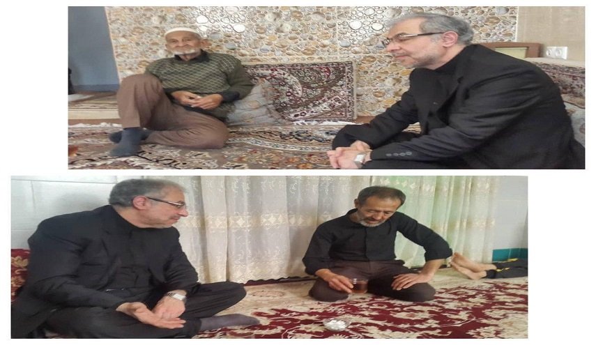 دبلوماسيون ايرانيون يزورون عوائل الشهداء الأفغان في حادث تحطم الطائرة الأوكرانية