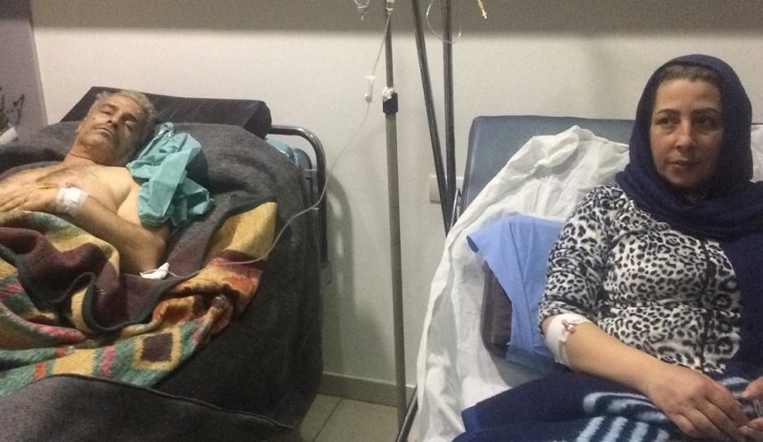 أحدث صور مراسلة قناة العالم وزملائها في مشفى حلب 