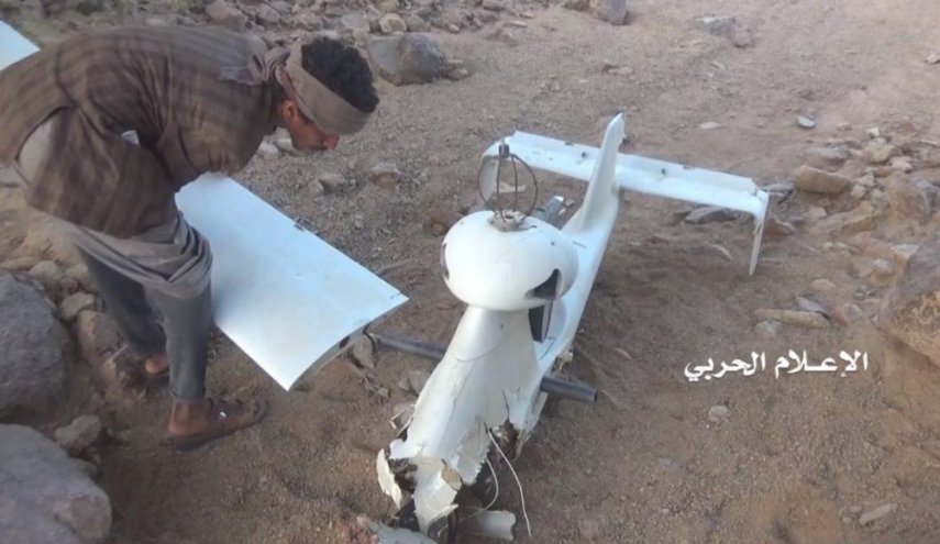 إسقاط طائرة تجسسية لقوى العدوان في مديرية التحيتا بالحديدة