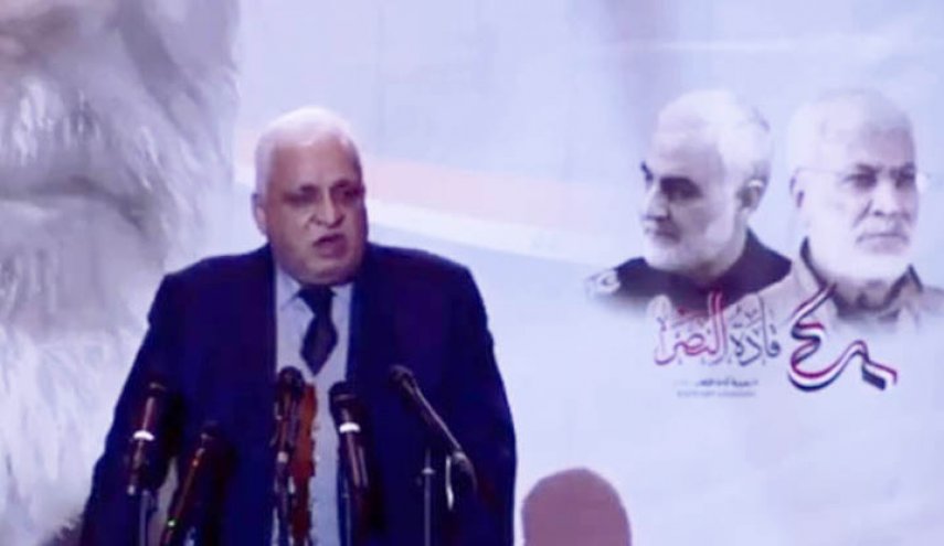 الفياض: اغتيال الشهيدين سليماني والمهندس جريمة بحق الانسانية