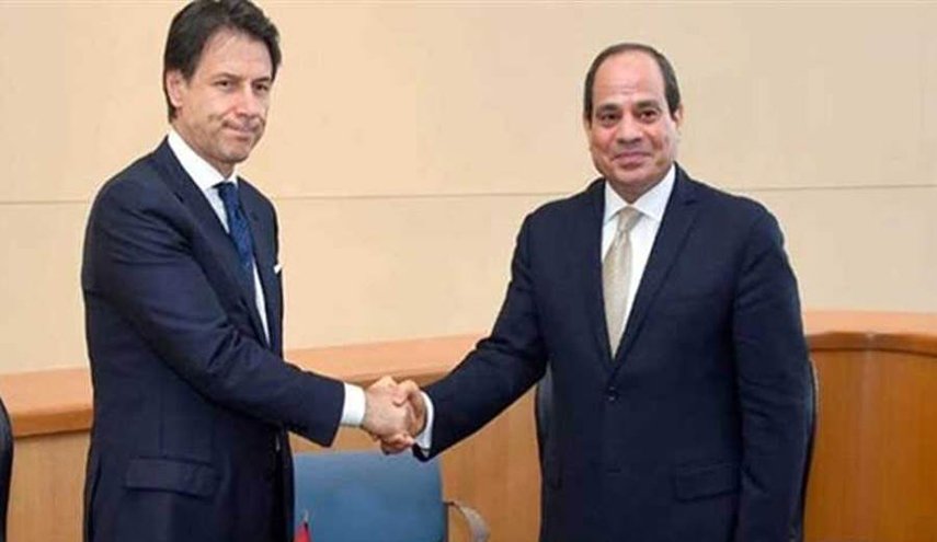 السيسي يعزي رئيس وزراء إيطاليا في ضحايا كورونا
