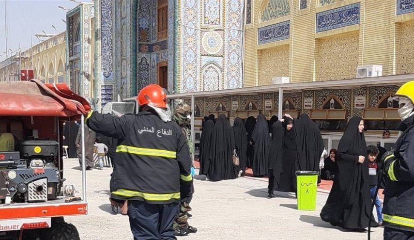 بالصور..تعقيم مناطق عدة في الكاظمية عشية ذكرى استشهاد الامام الكاظم (ع)